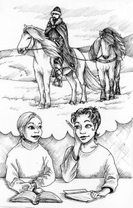 Bäst på häst - illustration från boken
